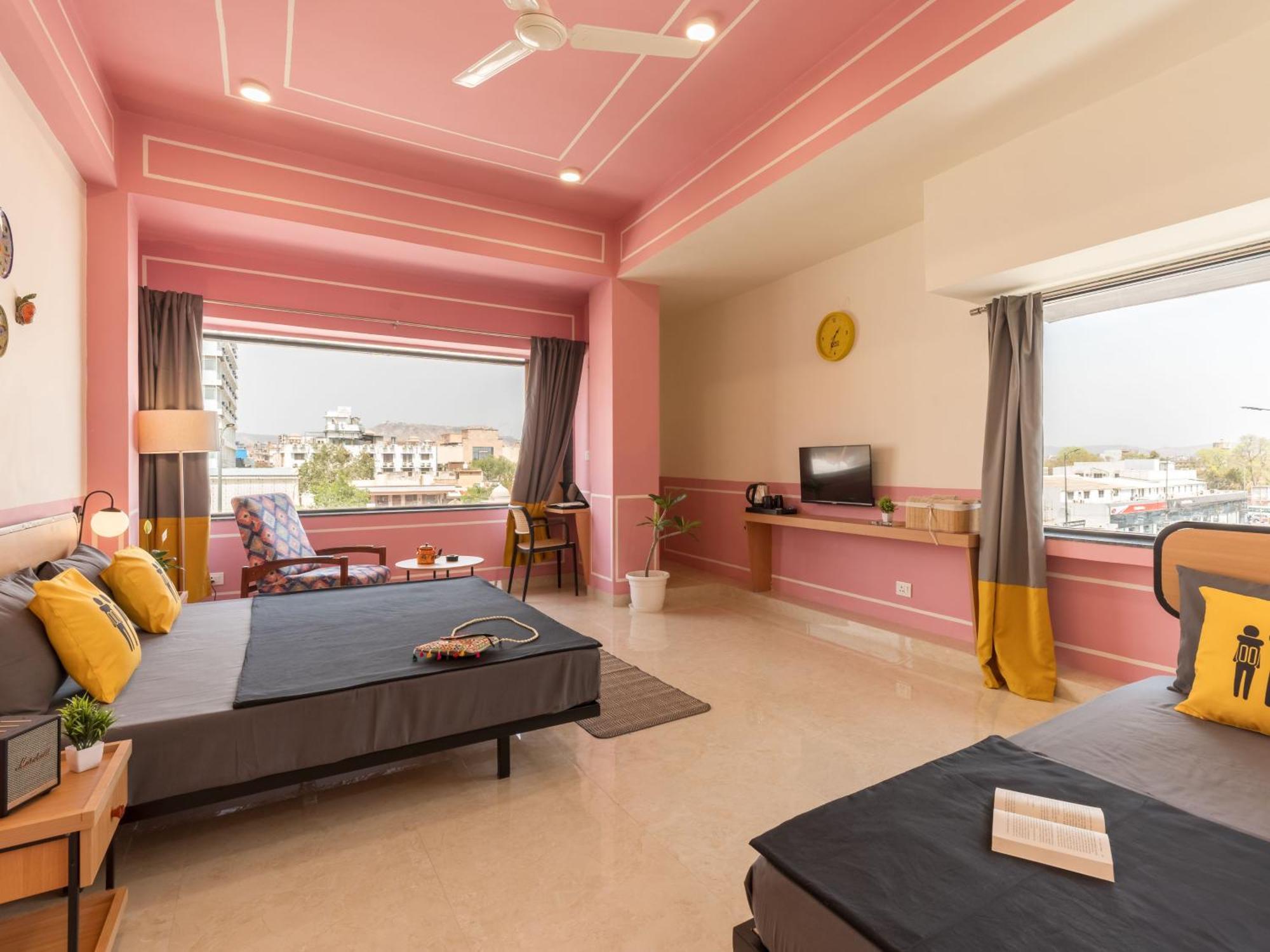 The Hosteller Jaipur, Mi Road Exterior foto